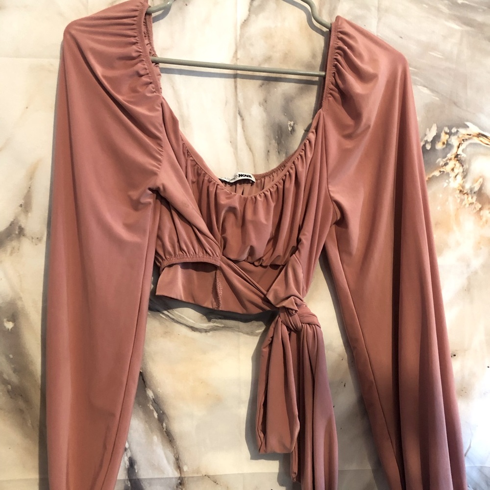 Mauve crop top